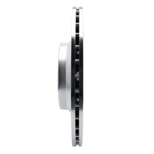 Mercedes-Benz GLS450 Brake Rotor (1) - Rear Left - R1 Concepts - Drilled & Slotted - Silver - `20-`26